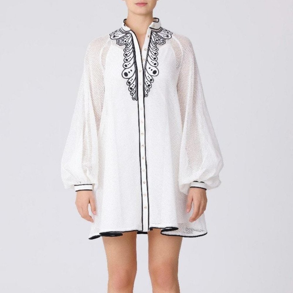 Keepsake black white dress